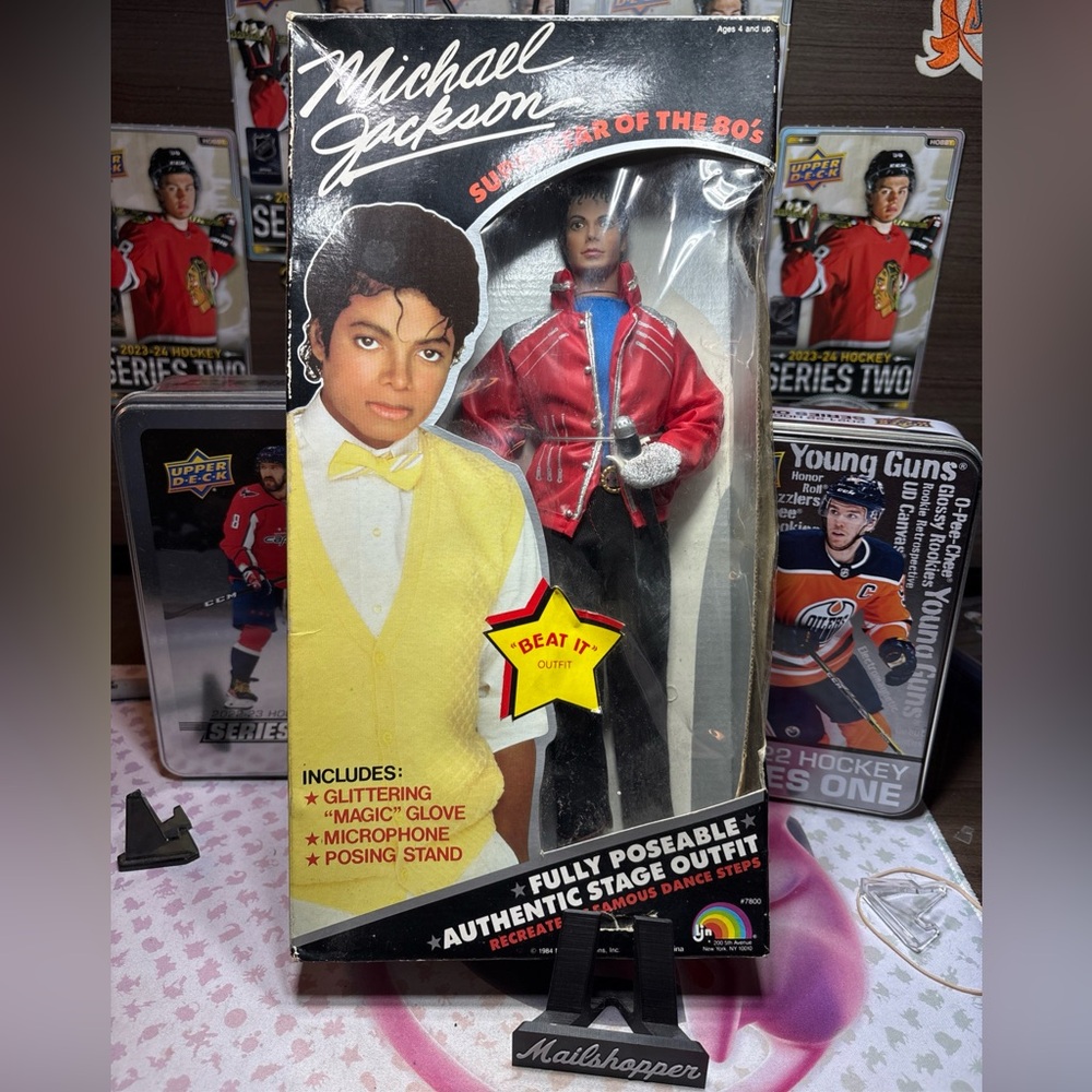 Michael Jackson Superstars of the 80's Collector Doll 1984 “beat it” outfit